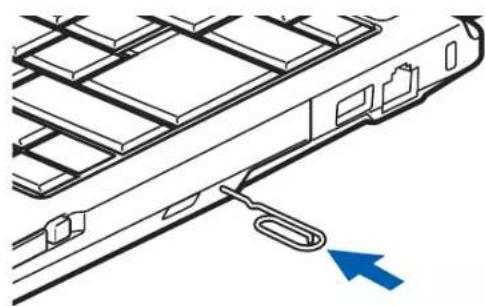FUJITSU LifeBook S762 - Emergency Optical Drive Tray Release - 1