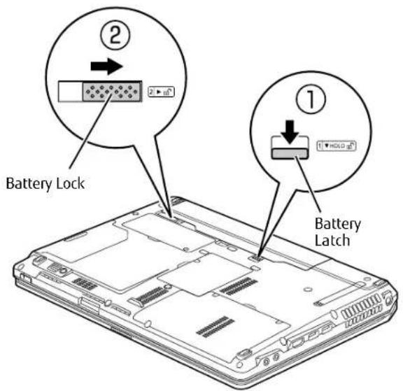 FUJITSU LifeBook S762 - Hot-swapping Batteries - 3