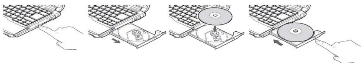 FUJITSU LifeBook S762 - Installation d'un disque dans votre lecteur - 3
