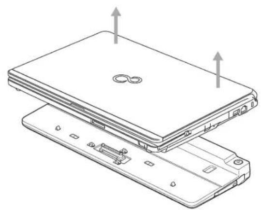FUJITSU LifeBook S762 - Detaching Port Replicator - 2