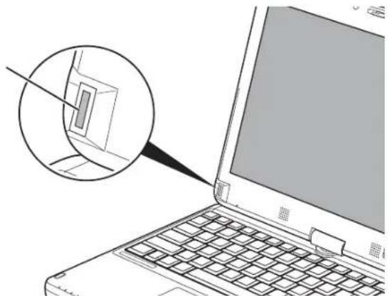 FUJITSU LifeBook T731 - Présentation du capteur d'empreintes digitales - 1