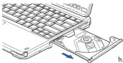 FUJITSU LifeBook T731 - Loading Media on Your Drive - 4