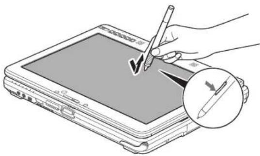 FUJITSU LifeBook T731 - Clicking on Active Digitizer Display - 2