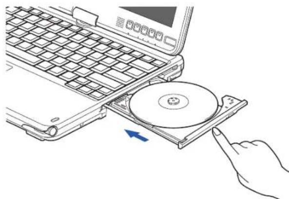FUJITSU LifeBook T731 - Loading Media on Your Drive - 6