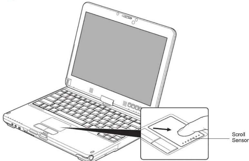 FUJITSU LifeBook T731 - Touchpad/Active Digitizer/Touchscreen - 1