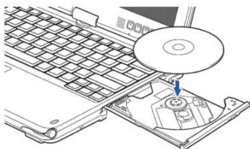 FUJITSU LifeBook T731 - Loading Media on Your Drive - 5