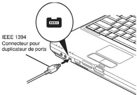 FUJITSU LifeBook T731 - Port IEEE 1394 - 2