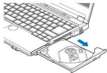 FUJITSU Lifebook S760 - Loading Media on Your Drive - 4