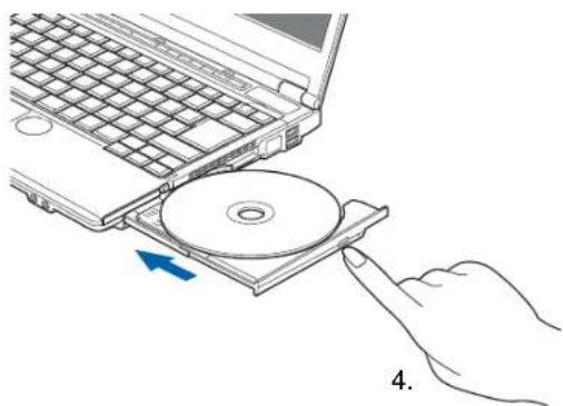 FUJITSU Lifebook S760 - Loading Media on Your Drive - 6