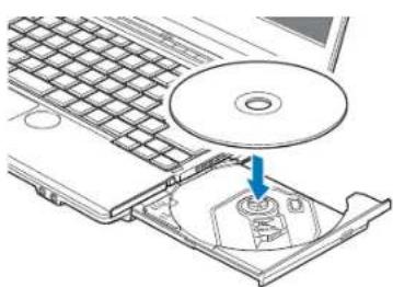 FUJITSU Lifebook S760 - Loading Media on Your Drive - 5