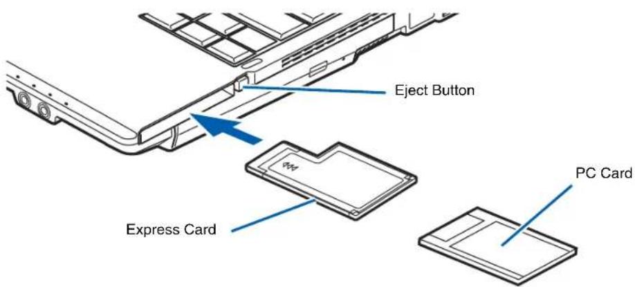 FUJITSU Lifebook S760 - Removing an SD Card - 1