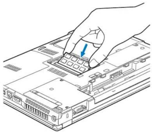 FUJITSU Lifebook S760 - Installation des modules de mémoire additionnelle - 2
