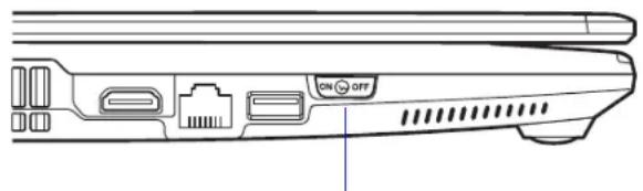FUJITSU Lifebook S760 - Désactivation avec le commutateur de la carte réseau sans fil - 1