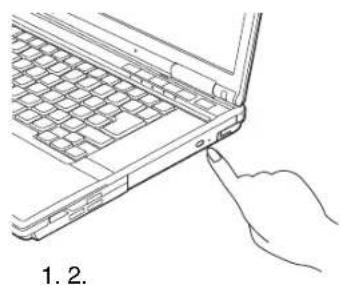 FUJITSU Lifebook E780 - Loading Media on Your Drive - 3