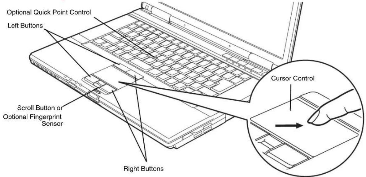 FUJITSU Lifebook E780 - Touchpad Pointing Device - 1