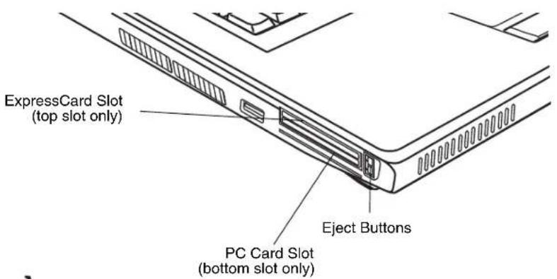 FUJITSU Lifebook E780 - Removing a Memory Stick/SD Card - 2