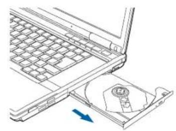 FUJITSU Lifebook E780 - Loading Media on Your Drive - 4