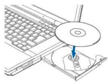 FUJITSU Lifebook E780 - Loading Media on Your Drive - 5