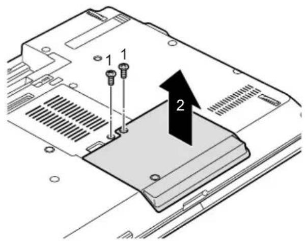 FUJITSU Lifebook E751 - Retraitducouvercle - 1