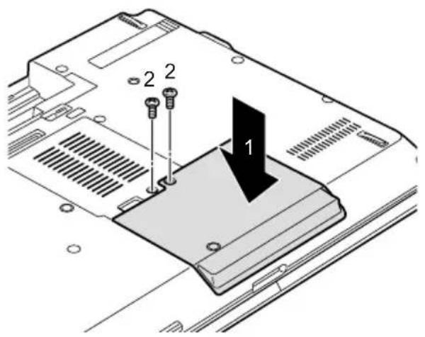 FUJITSU Lifebook E751 - Fixationducouvercle - 1