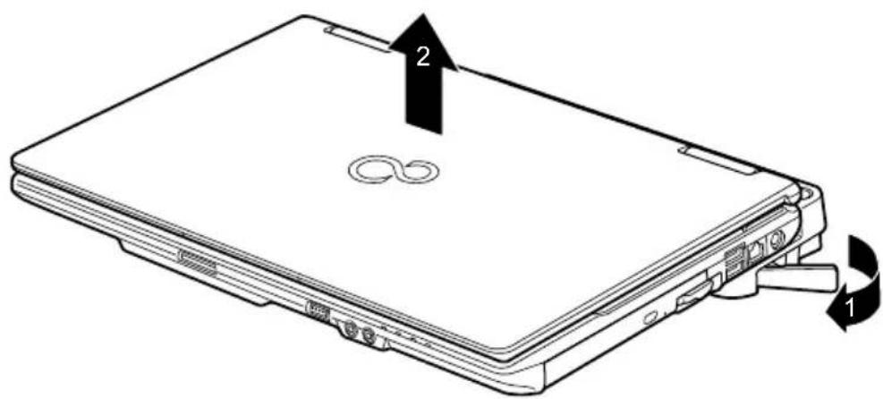 FUJITSU Lifebook E751 - Débrancherlenotebookduduplicateurdeports - 2