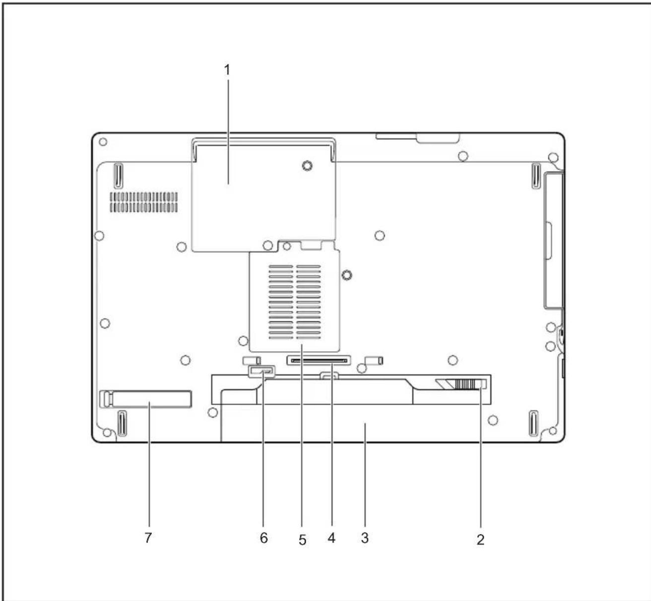 FUJITSU Lifebook E751 - Portsetélémentsdecomman - 5