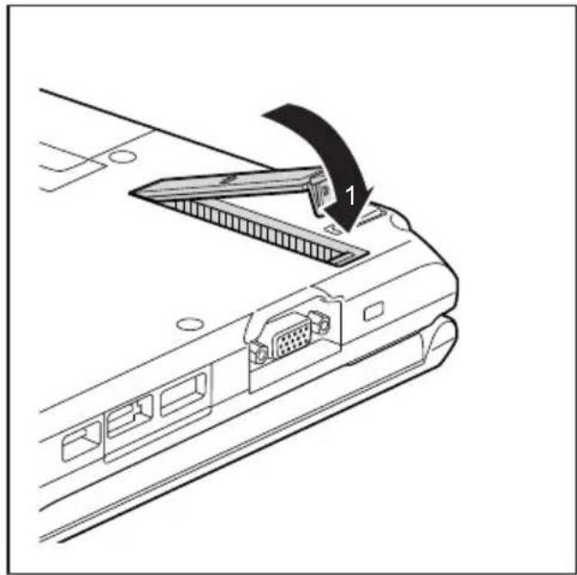 FUJITSU Lifebook E751 - Déposeetreposeducouverclededépoussiérage (couvercledefentedeventil ation) - 3