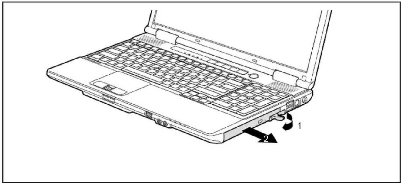 FUJITSU Lifebook E751 - Démontaged'unmodule - 1