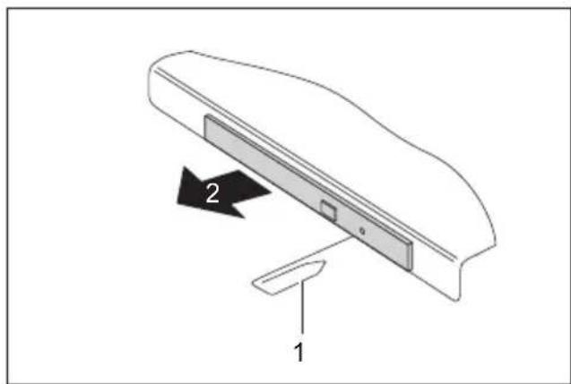 FUJITSU Lifebook E751 - Retraitmanuel(extractiond'urgence) - 1