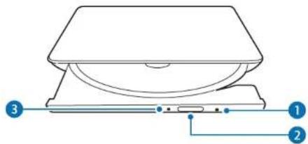 SAMSUNG ATIV Book 9 Style - Insérer et éjecter un CD ou un DVD - 1