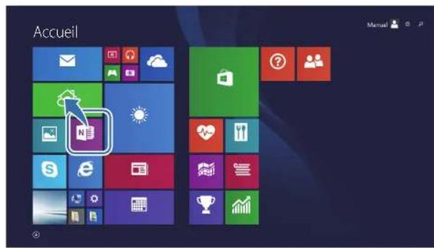 SAMSUNG ATIV Book 9 Style - Position de la mosaïque - 1