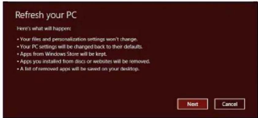 PACKARD BELL EasyNote LV - Actualiser votre PC depuis la sauvégarde de récapération - 1
