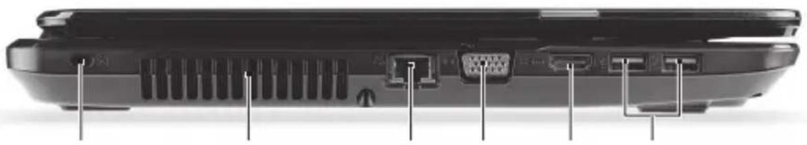 PACKARD BELL EasyNote LV - LEFT VIEW - 1