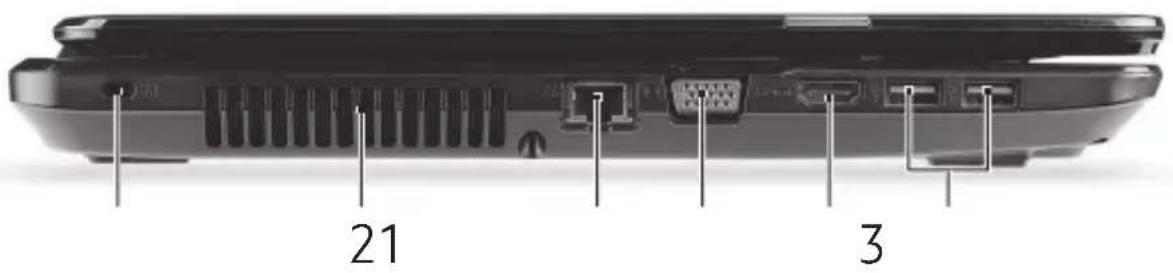 PACKARD BELL EasyNote LV - VUE GAUCHE - 1