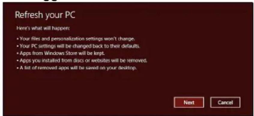 PACKARD BELL EasyNote LV - Aggiornare il PC dal backup di recupero - 1