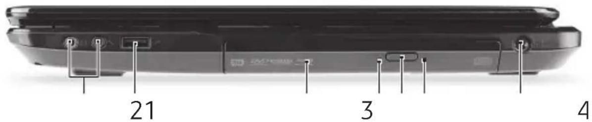 PACKARD BELL EasyNote LV - RIGHT VIEW - 1