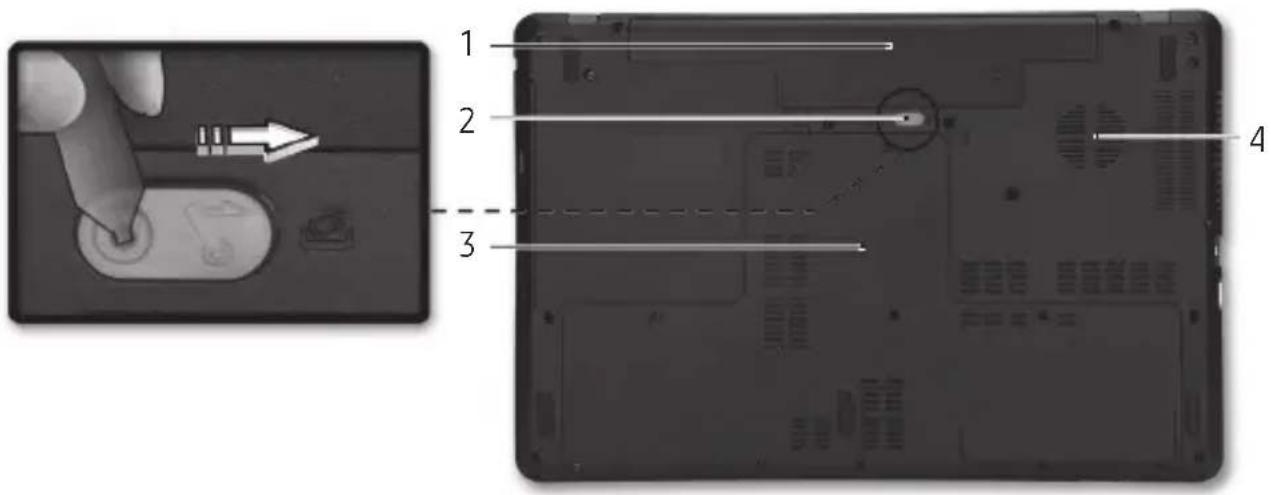 PACKARD BELL EasyNote LV - BASE VIEW - 1
