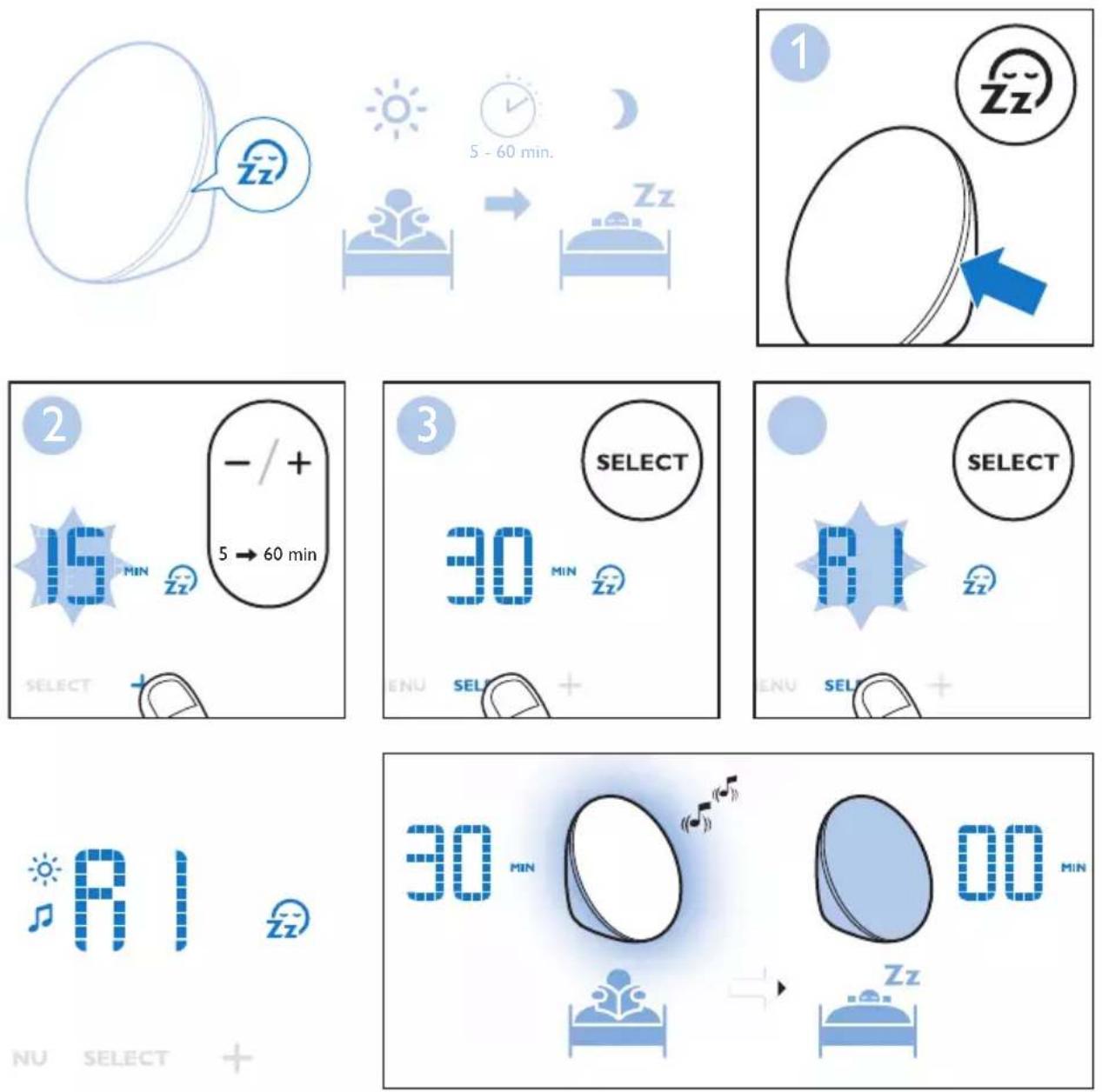 PHILIPS Wakeup Light HF3521 - Nachtlicht - 4
