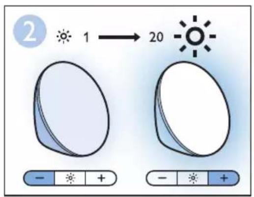 2 1 → 20 - + - +