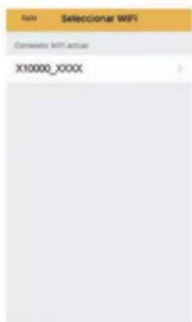Tate Seleccionar WiFi Convelear WiFi actuar X10000_XXXX 3