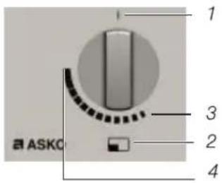 ASKO HG 1984 SB - CONTROLS - 1