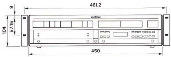 REVOX B250 - Abmessungen - 1