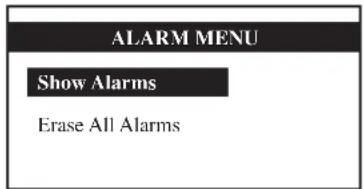 Acson WCCH0703 - (Alarm Menu) Alarmmenu - 1