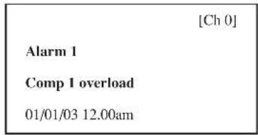Acson WCCH0703 - Mostrar alarmas - 1