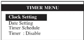 Acson WCCH0703 - (Timer Menu) Timermenu - 1