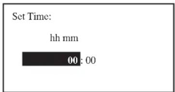 Acson WCCH0703 - Ajuste de la Hora - 1