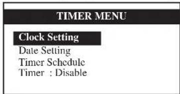 Acson WCCH0703 - Timer Menu - 1
