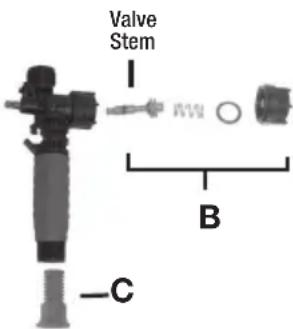 Chapin 61808 - DISASSEMBLING AND REPAIRING THE SHUT OFF VALVE - 3