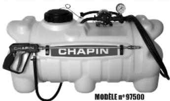 Chapin 97300 - Assemblage/instructions d'utilisation/pièces - 1