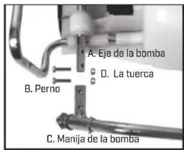 Chapin 63900 - INSTALACION DE LA MANIJA DE LA BOMBA - 1